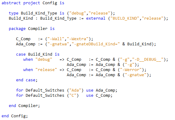 source de config.gpr